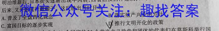 启光教育2023年普通高等学校招生全国统一考试(2023.5)历史