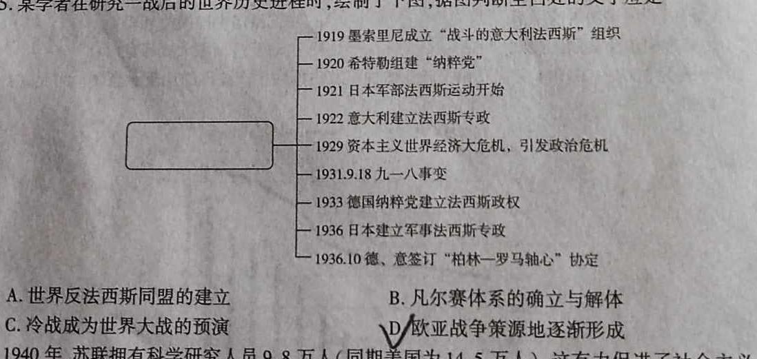 楚雄州中小学2022-2023学年下学期高二年级期末教育学业质量监测政治y