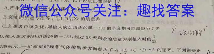 2023年安徽省初中毕业学业考试模拟仿真试卷(三).物理