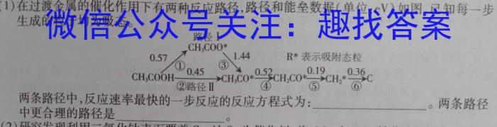 河南省2022-2023学年高中二年级下学期学业质量监测(2023.6)化学