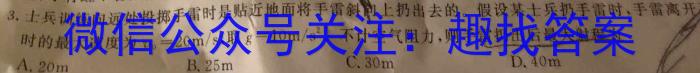 2023年广西三新联盟高二年级5月联考q物理