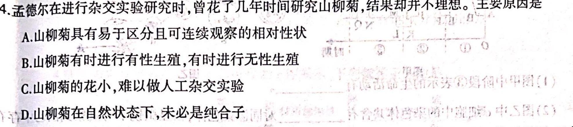 衡水金卷先享题2022-2023下学期高一年级三调考试·月考卷数学考试