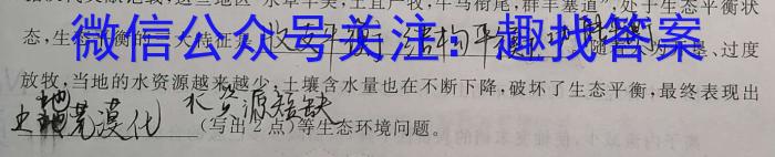 陕西省2023-2024学年度第二学期期中校际联考（高一）数学