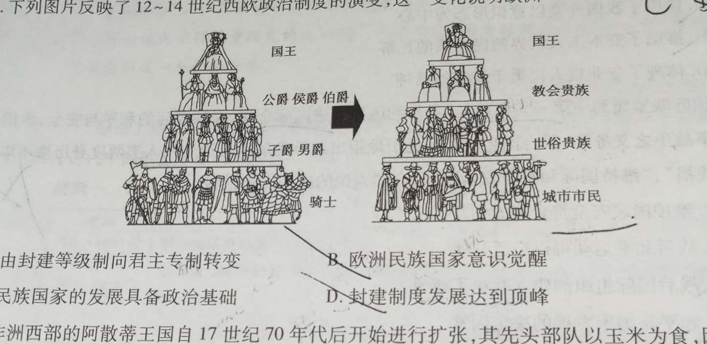 2023年高考真题（全国乙卷）历史