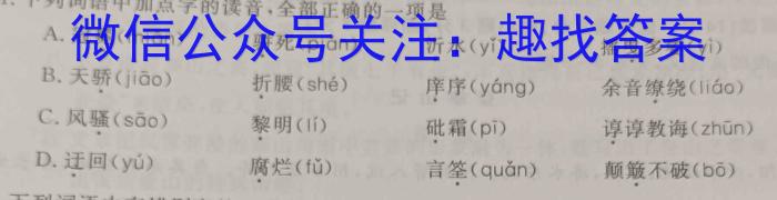 会泽县实验高级中学2023年高二年级春季学期6月月考(3523B)语文