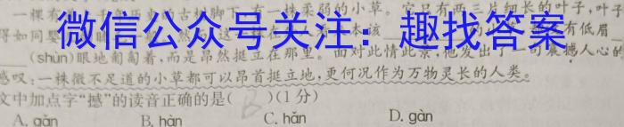 江西省中考总复*冲刺卷（五）语文