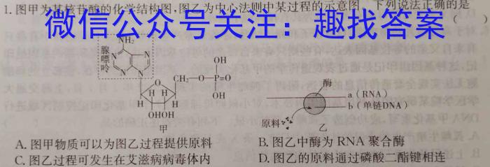 2023~2024学年度高二上学期期中考试(24015B)数学