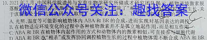 江淮名卷2024年安徽中考押题卷(三)数学