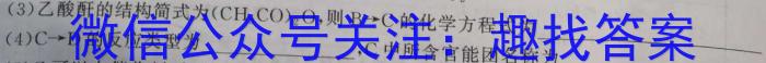 九师联盟2022—2023学年高二下学期6月摸底考试（L）化学