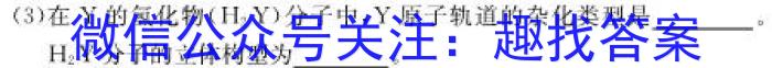 2023届陕西省九年级教学质量检测(Θ)化学