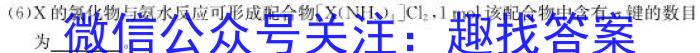 九师联盟 2024-2023学年高三年级高考仿真模拟考试化学
