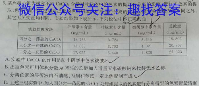 2024年河北中考模拟仿真押题(五)5数学