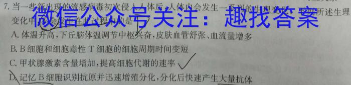  2023-2024学年安徽省八年级上学期阶段性练习（二）数学