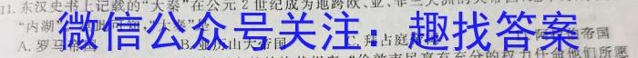 安徽省2022-2023学年高二第二学期三市联合期末检测历史