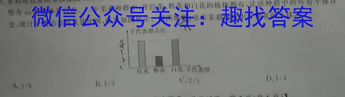 九师联盟2024—2023学年高二下学期6月摸底考试（X）数学