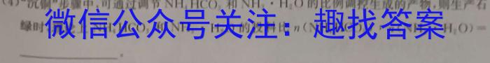 文博志鸿 2023年河南省普通高中招生考试模拟试卷(信息卷二)化学