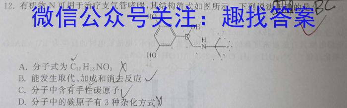 桂柳文化 2023届高考桂柳鸿图仿真卷二(2)化学