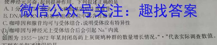 2023年安徽省初中学业水平考试 冲刺(二)生物