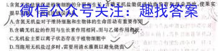 2023年陕西省初中学业水平考试·中考信息卷（A）数学