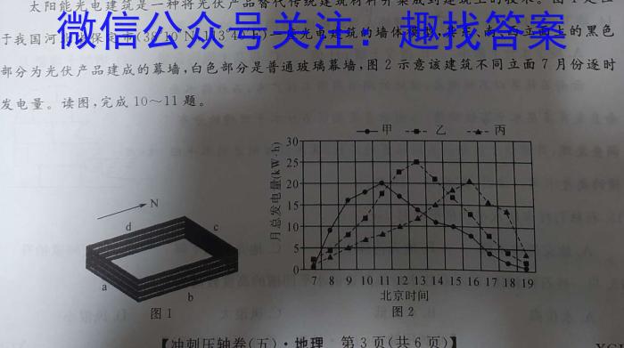 2023届山东省高三年级下学期高考针对性训练q地理