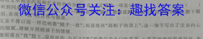 安徽省2022-2023学年度七年级下学期阶段评估（二）【7LR-AH】语文