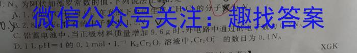 2023年百万大联考高三年级5月联考（新教材）化学