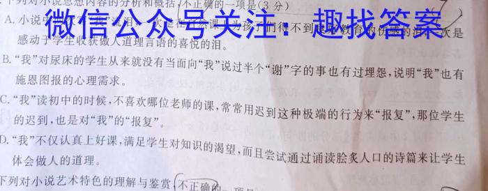 河北省2024-2023学年度高一下学期5月联考语文
