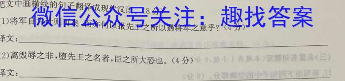 江西省2022-2023学年度九年级阶段性练习（七）语文