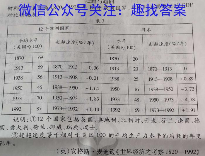 河南省2022~2023学年度七年级下学期阶段评估(二) 7L R-HEN历史