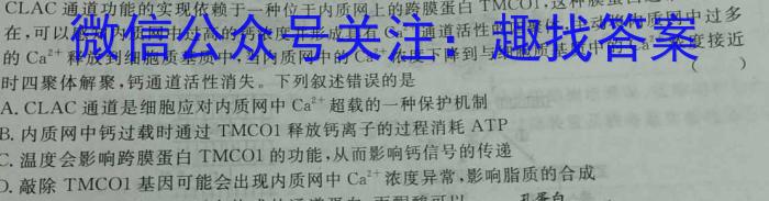 江西省吉安市重点中学六校协作体2023五月联合考试数学