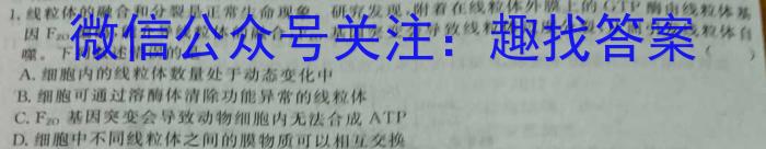 马鞍山市2024-2023学年高二年级第二学期期末教学质量监测数学