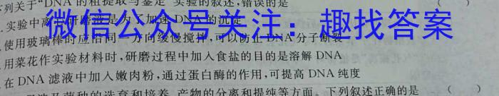 2024届高三第一轮复*周测卷·物理[24·G3ZCJ·物理-HKB-必考-SX](11-15)文理 数学