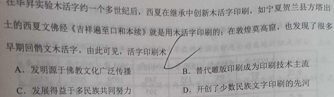 益卷 陕西省2022~2023学年度八年级第二学期期末检测政治y