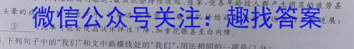 四川省蓉城名校联盟2022-2023学年高二下学期期末联考语文