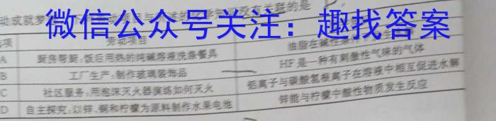 江西省2022~2023学年度七年级下学期期末综合评估 8L R-JX化学