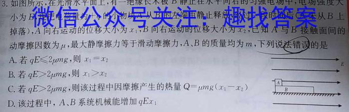 2023年辽宁大联考高三年级5月联考（517C·LN）q物理