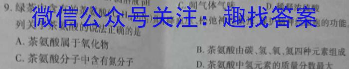 2023届中考导航总复习·模拟·三轮冲刺卷(一)1化学