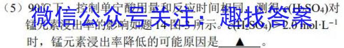 安徽省2022-2023学年度八年级第二学期期末素养评估（汇文中学，汇文学校）化学