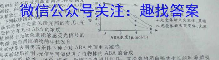 [国考1号12]第12套 2024届高考适应性考试(二)2数学