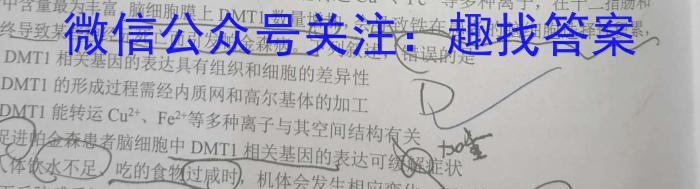 安徽省安庆市2023届初三毕业班模拟考试（二模）【第二中学】生物