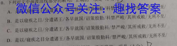 2023届青海省高三试卷5月联考(标识⇨⇦)语文