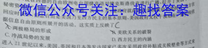 安徽省2022-2023学年度八年级阶段诊断【R- PGZX F- AH（八）】历史