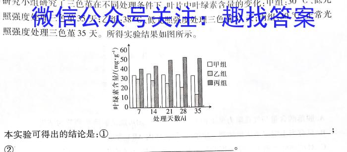 江西省2025届七年级《学业测评》分段训练（八）数学