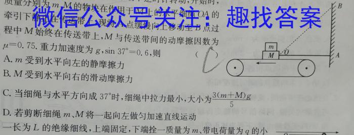 重庆市巴蜀中学校2022-2023学年高三下学期适应性月考卷（十）物理.