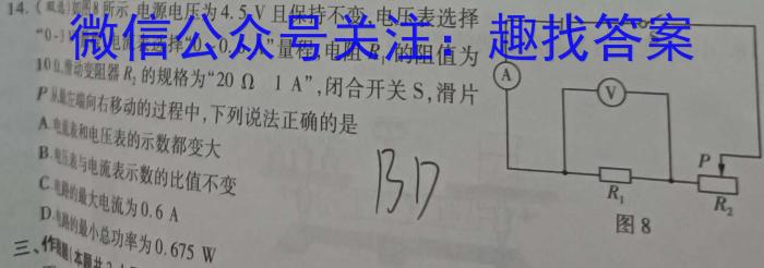 天一大联考 2022-2023学年高一年级阶段性测试(四)f物理