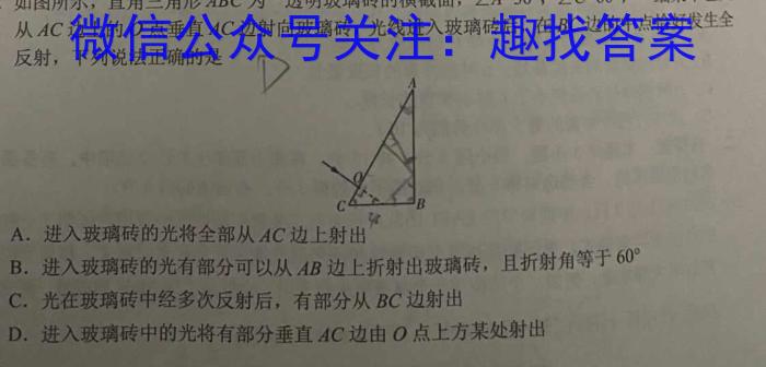 重庆市第八中学校2023届高考全真模拟训练物理`