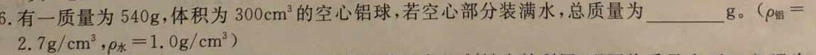 江西省2022-2023学年度下学期八年级期末检测-物理