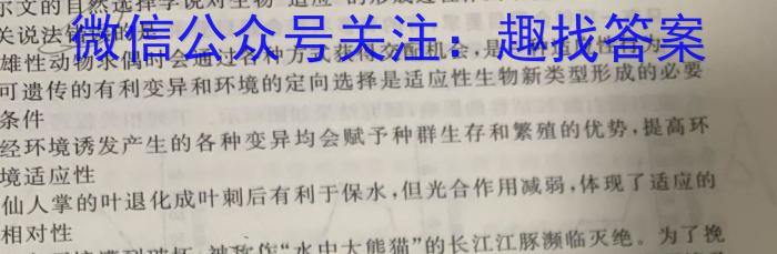 2023~2024学年度高二高中同步月考测试卷 新教材(四)数学