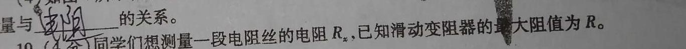 2023年陕西省初中学业水平考试·信息卷B-物理