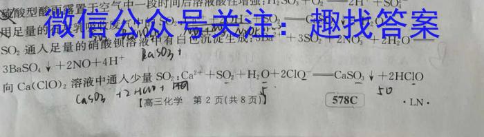 2023年陕西省九年级临考冲刺卷（F）化学